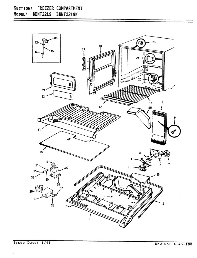 Diagram for BDNT22L9K (BOM: AA87B)