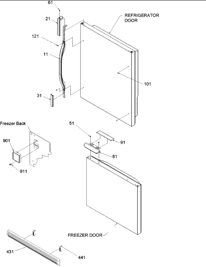 Diagram for BG21VW (BOM: P1325013W W)