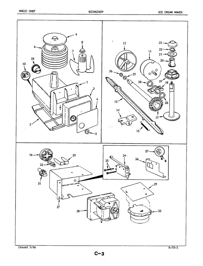 Diagram for BICNS24D9 (BOM: 4L45B)