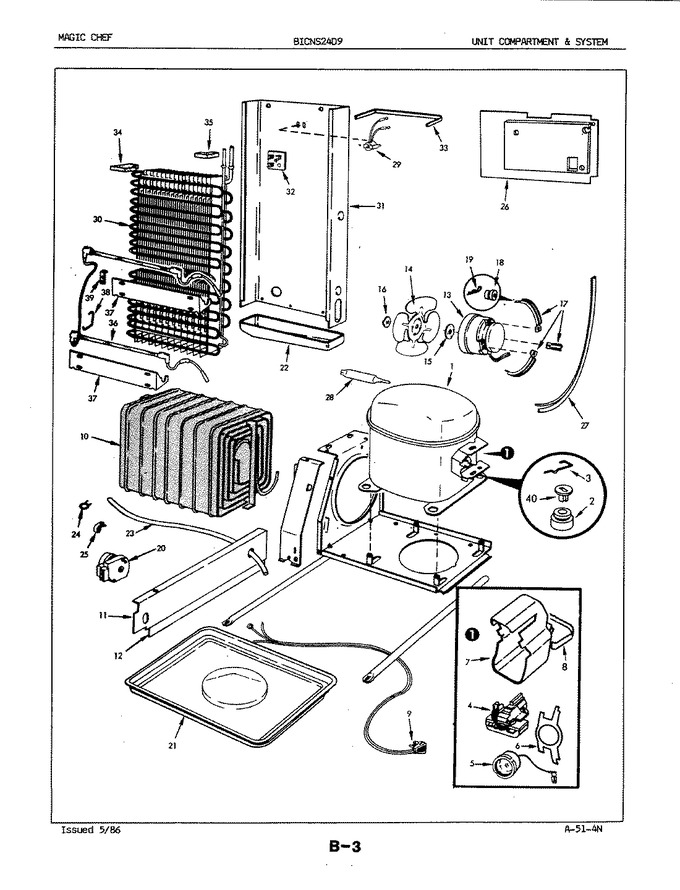 Diagram for BICNS24D9A (BOM: 4L45B)