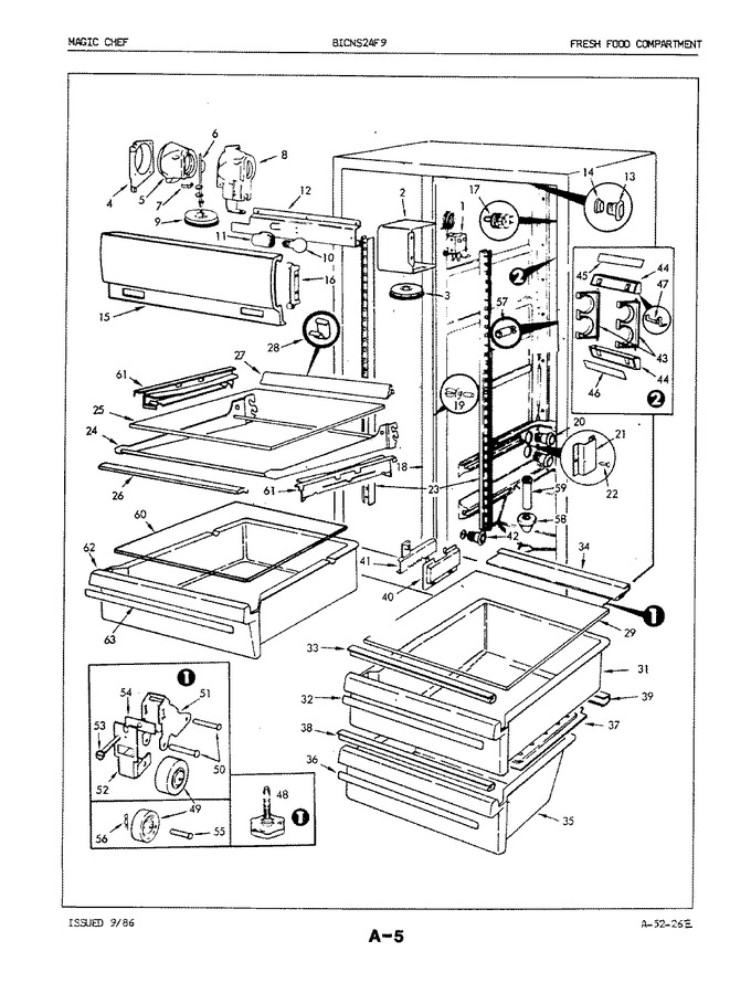 Diagram for BICNS24F9A (BOM: 5L54B)