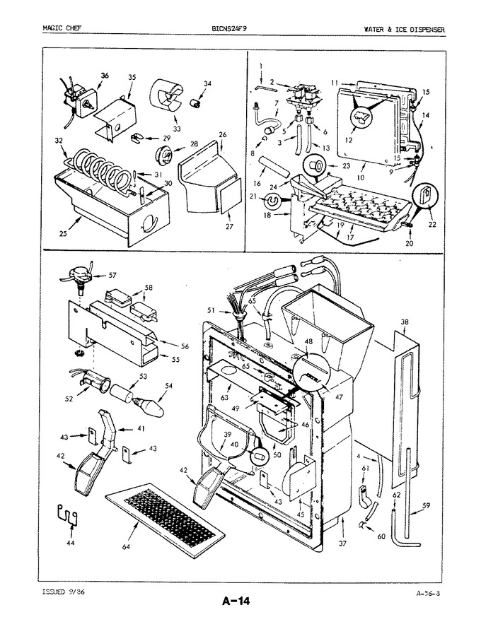 Diagram for BICNS24F9 (BOM: 5L54B)