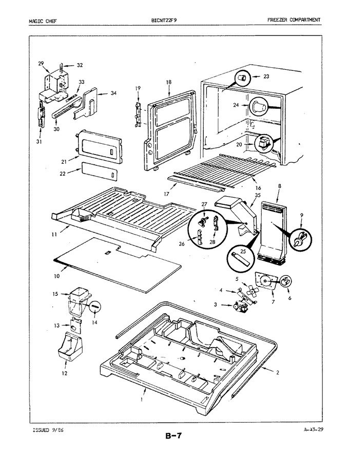 Diagram for BICNT22F9 (BOM: 5B54A)