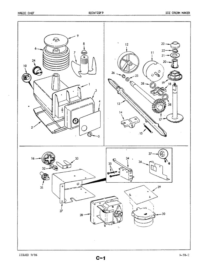 Diagram for BICNT22F9 (BOM: 5B54A)