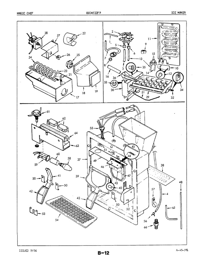 Diagram for BICNT22F9 (BOM: 5B54A)