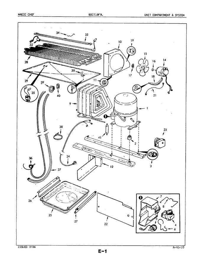 Diagram for BICT18F9LA (BOM: 5B52A)