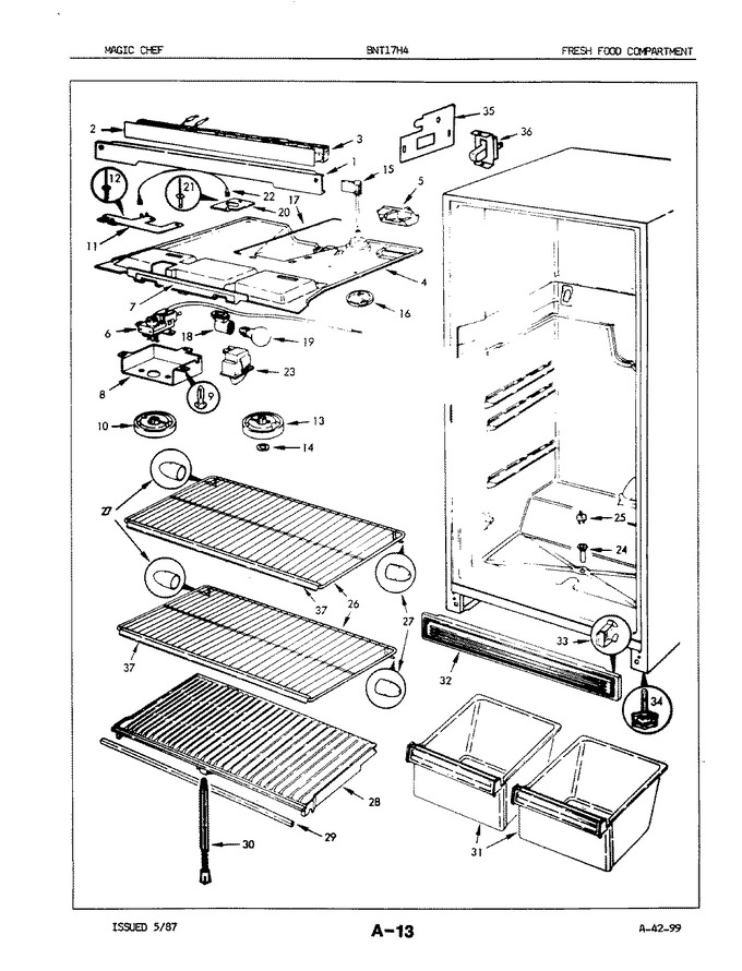 Diagram for BNT17H4A (BOM: 7A70A)