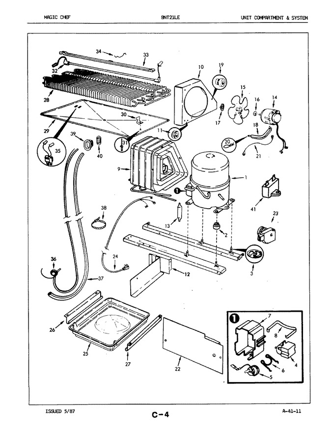 Diagram for BNT21LEA (BOM: 5A47A)