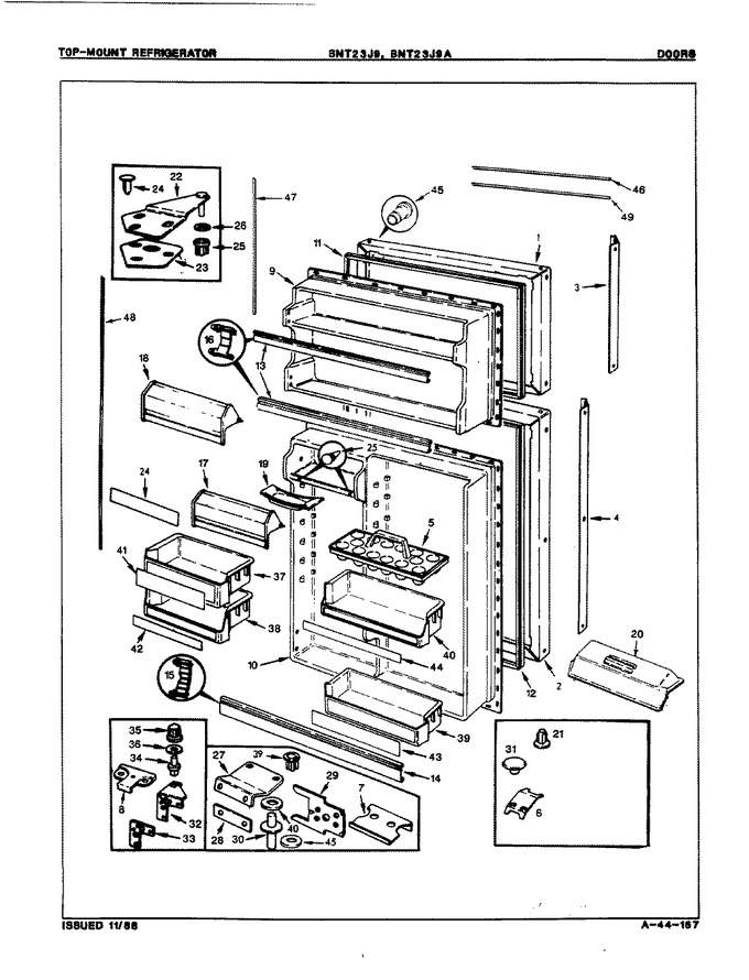 Diagram for BNT23J9 (BOM: 8A21A)