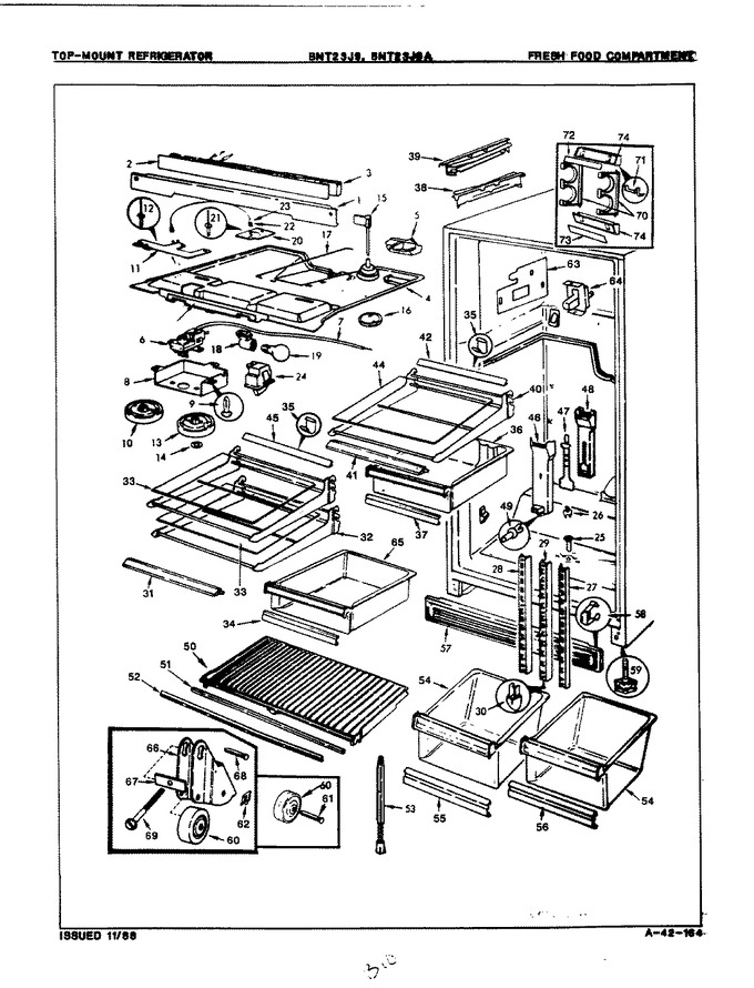 Diagram for BNT23J9 (BOM: 8A21A)