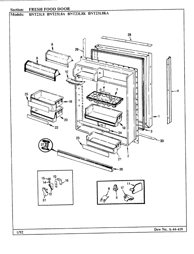 Diagram for BNT23L8A (BOM: BL96A)