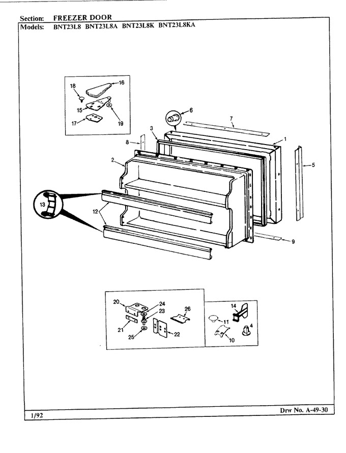 Diagram for BNT23L8A (BOM: BL96A)