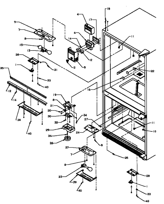 Diagram for BX22A2W (BOM: P1161606W W)
