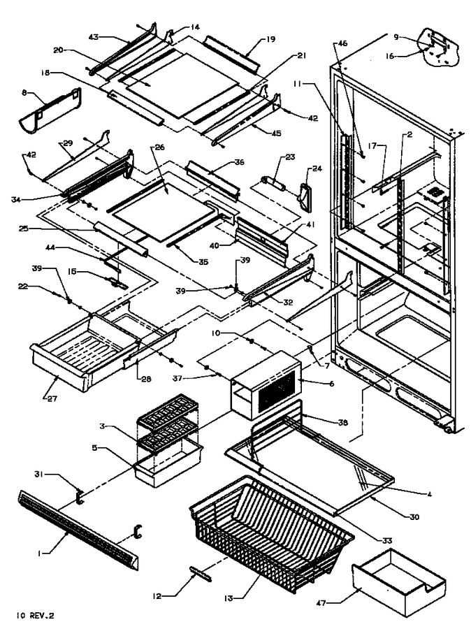 Diagram for BX22RL (BOM: P1161604W L)