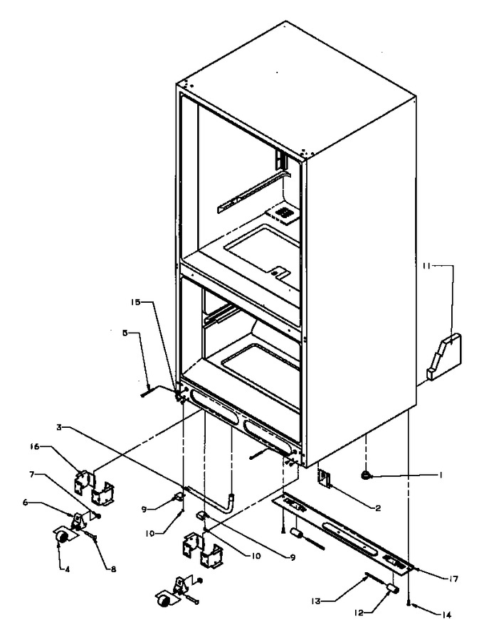 Diagram for BX22A2W (BOM: P1161606W W)