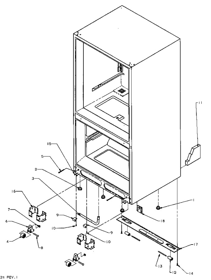 Diagram for BZ20RE (BOM: P1161504W E)