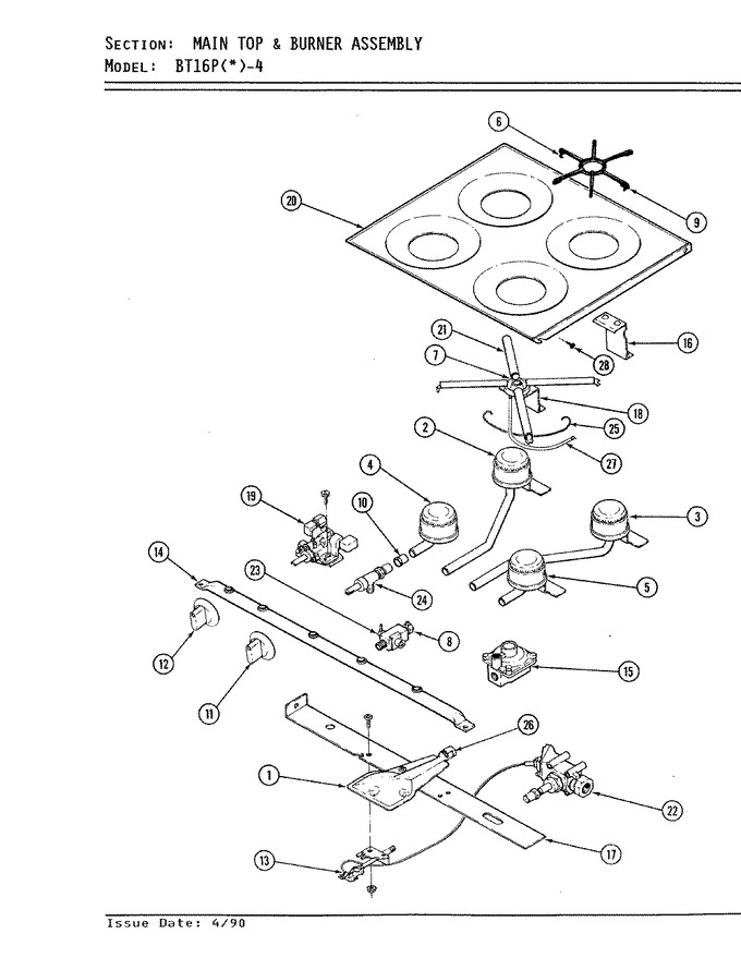 Diagram for BT16PS-4TZ