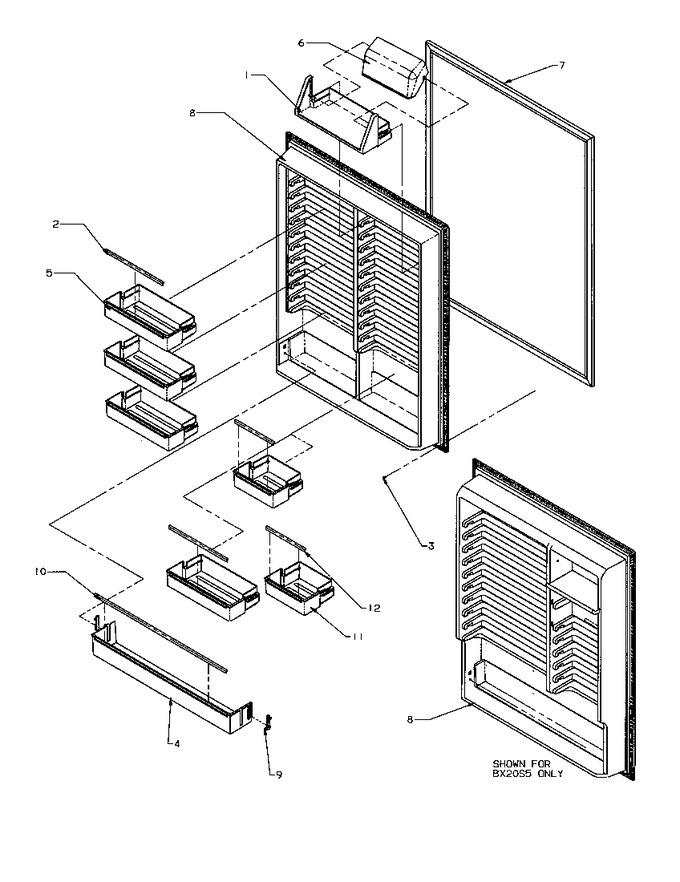 Diagram for BX20S5E (BOM: P1196502W E)