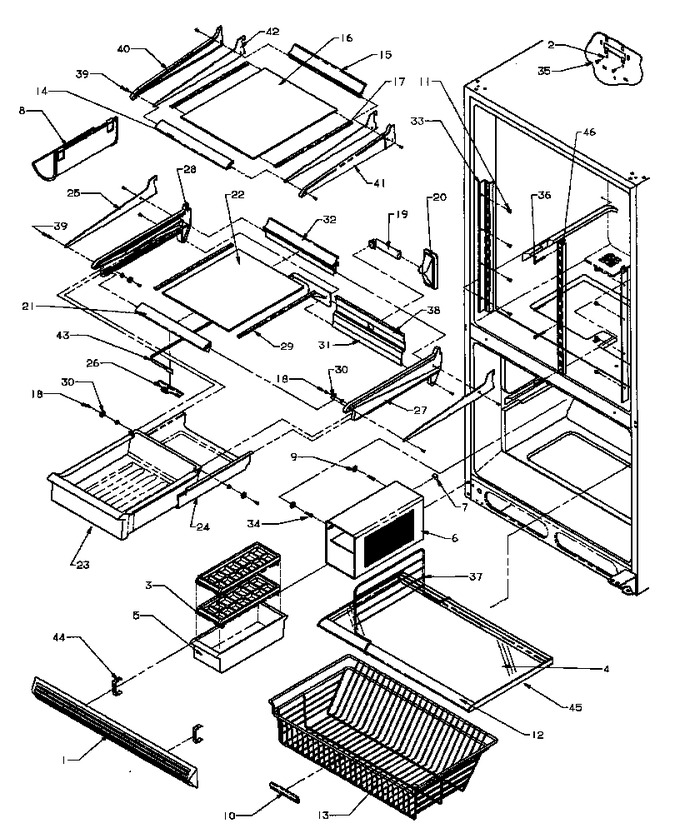 Diagram for BZ22RW (BOM: P1161601W W)