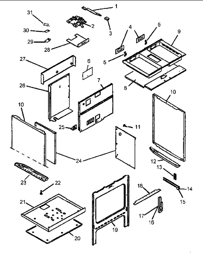 Diagram for Grille (BOM: Grille Module)