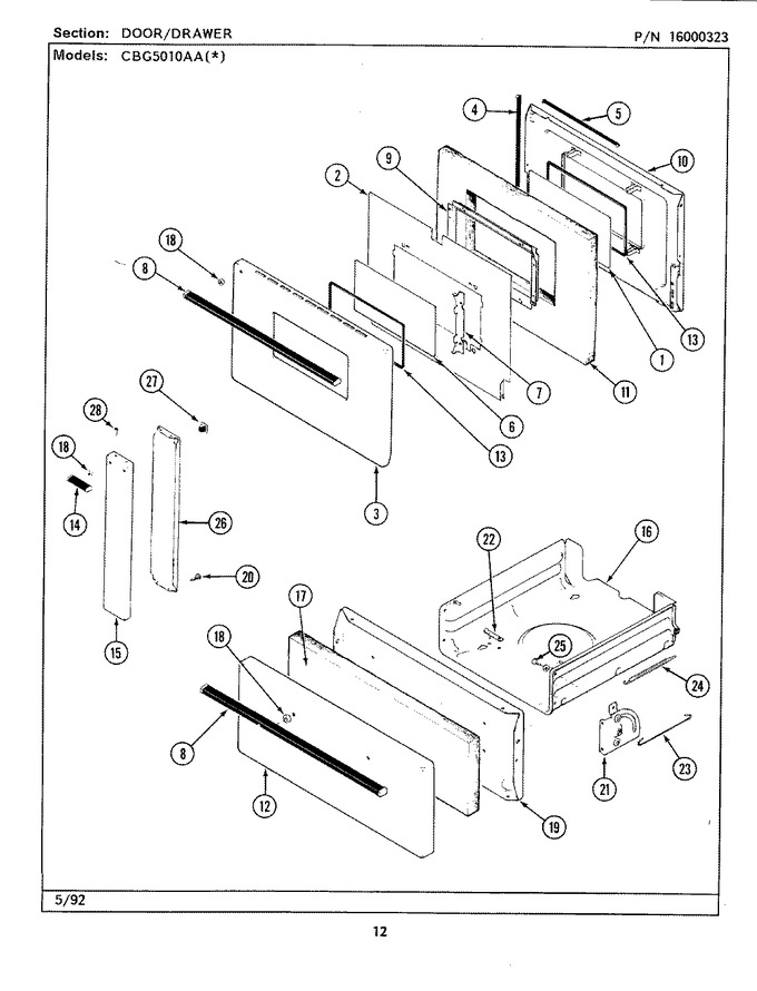 Diagram for CBG5010AAW