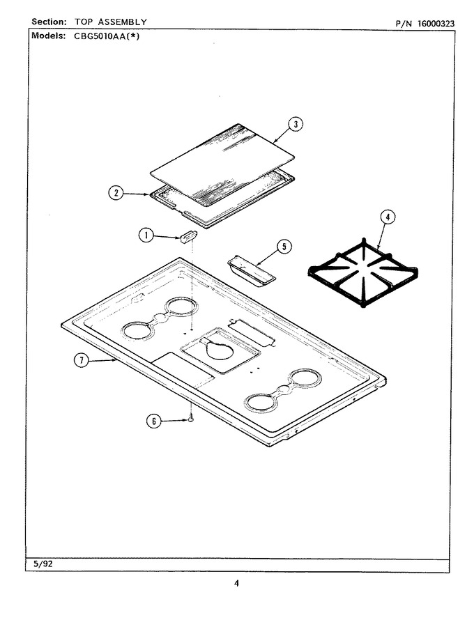 Diagram for CBG5010AAW