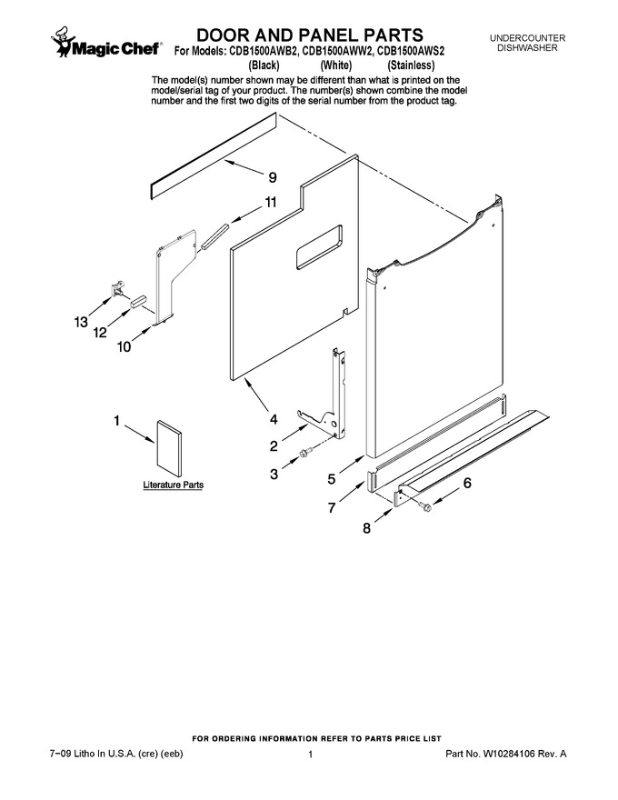 Diagram for CDB1500AWW2