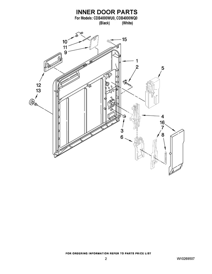 Diagram for CDB4000WU0