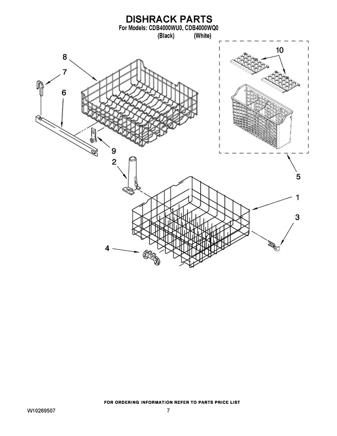 Diagram for CDB4000WU0