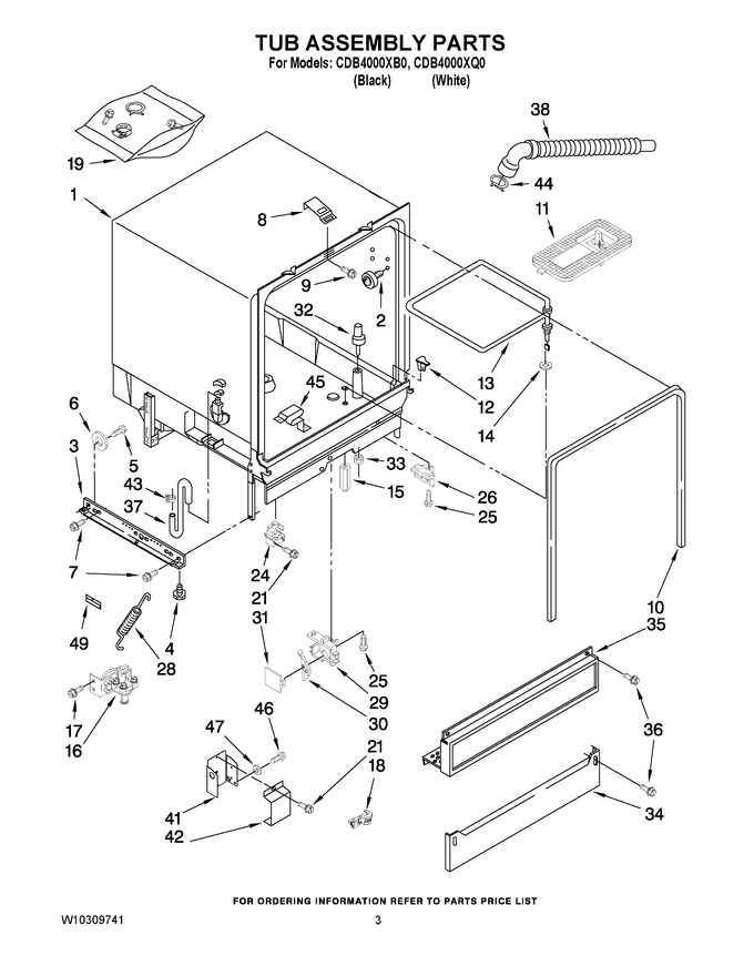Diagram for CDB4000XB0
