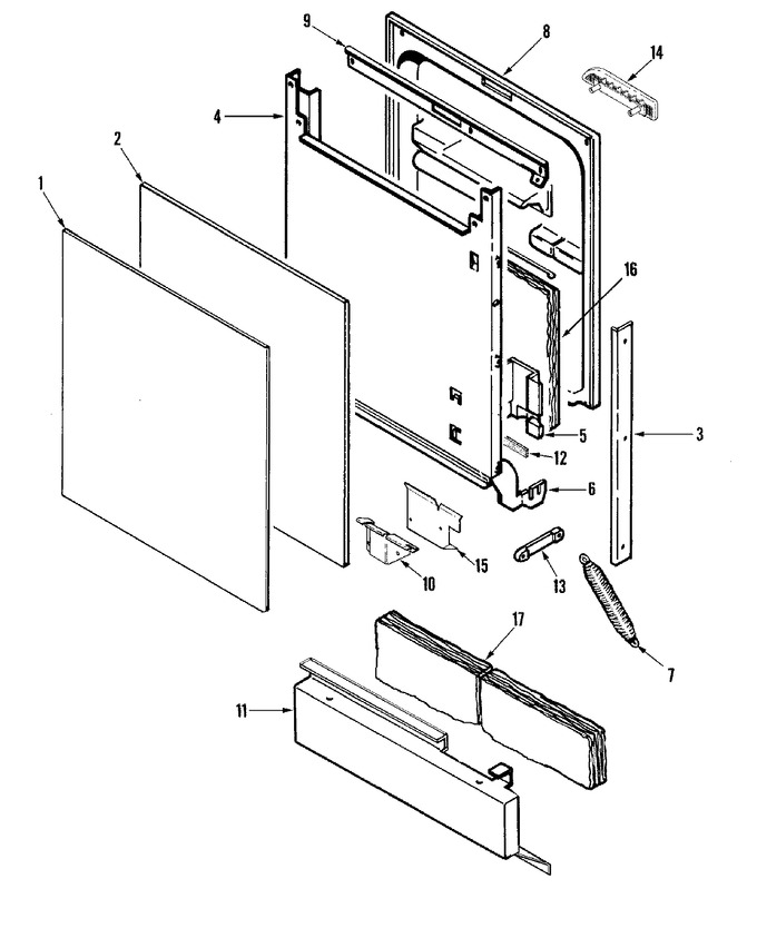Diagram for DDW361RAB (BOM: PDDW361RAB0)