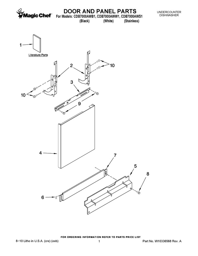 Diagram for CDB7000AWW1