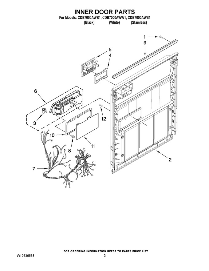 Diagram for CDB7000AWW1