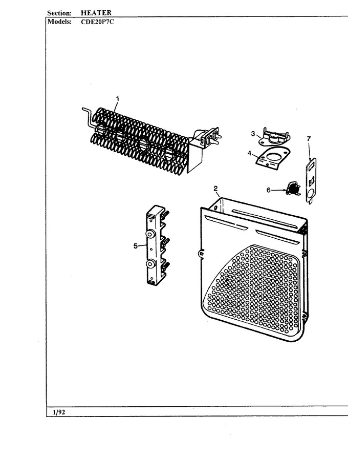 Diagram for CDE20P7AC