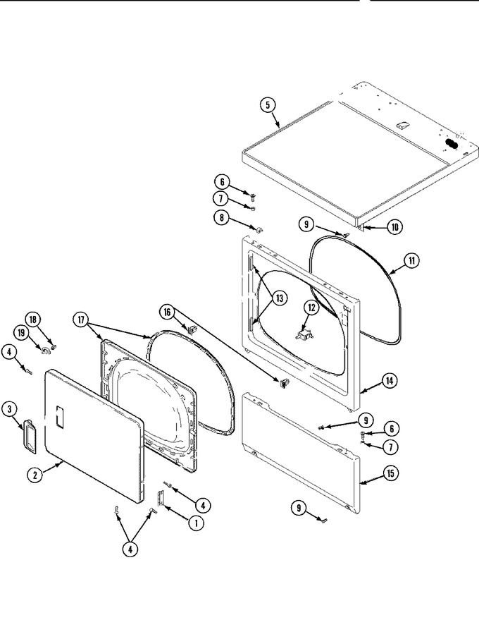 Diagram for SDG505DAWW