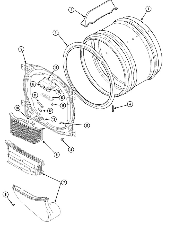 Diagram for SDE3606AZW