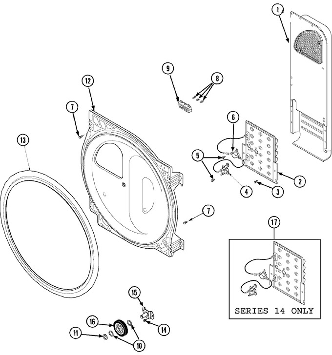 Diagram for SDE305DAYW