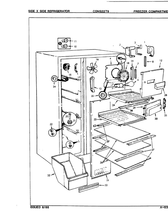 Diagram for CDNS22T9 (BOM: 8L07A)