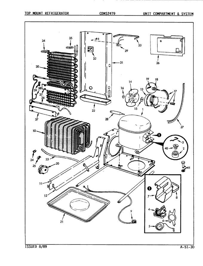 Diagram for CDNS24T9 (BOM: 8L08B)