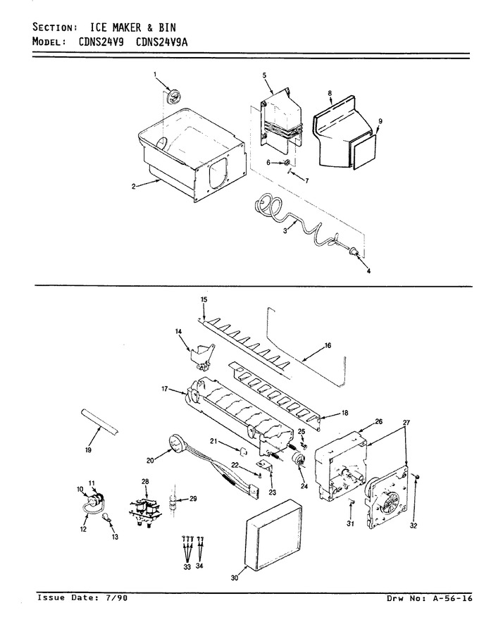 Diagram for CDNS24V9A (BOM: BR86A)
