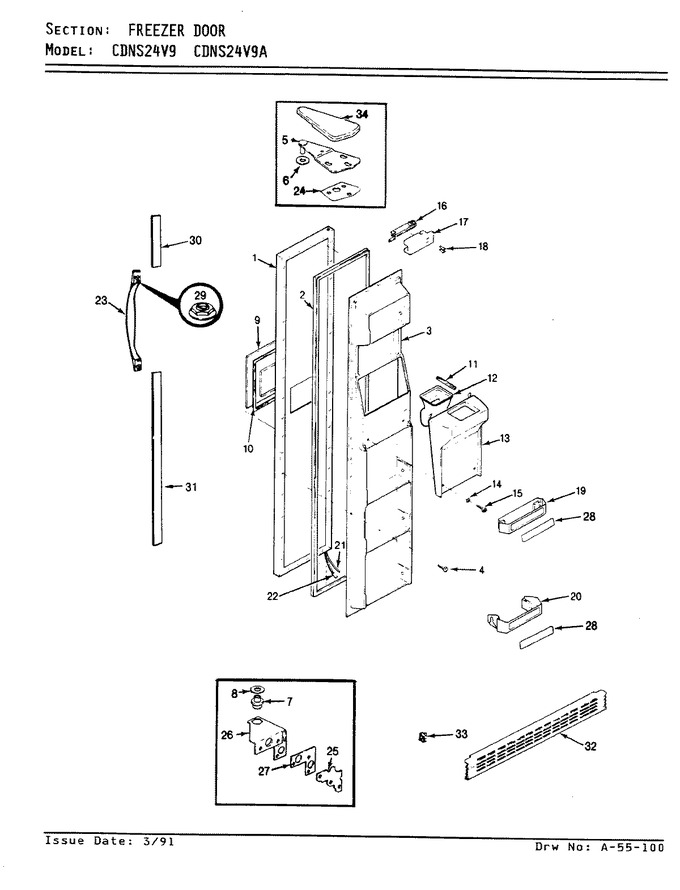 Diagram for CDNS24V9 (BOM: BR85A)