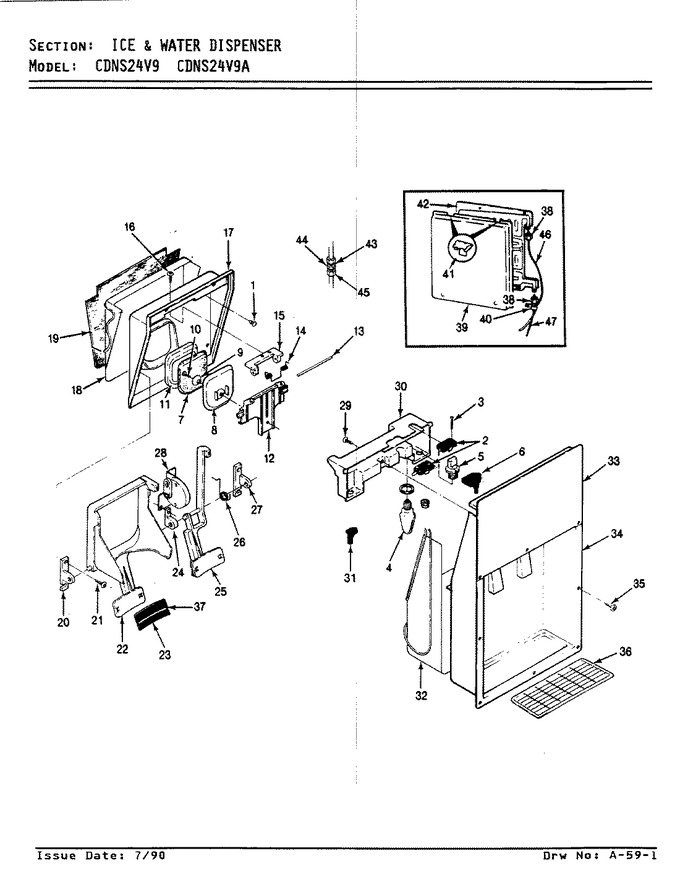 Diagram for CDNS24V9 (BOM: BR86C)