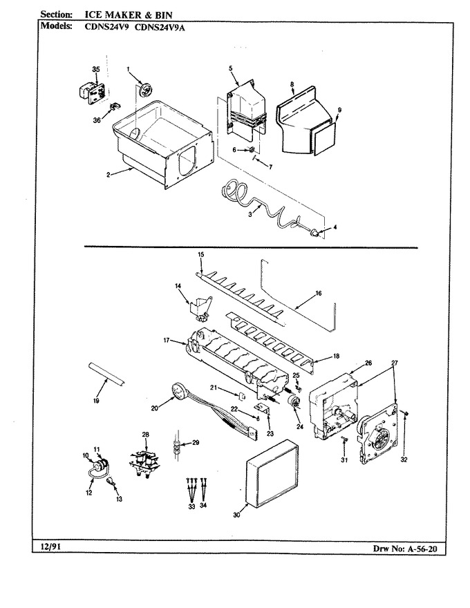 Diagram for CDNS24V9 (BOM: BR85E)