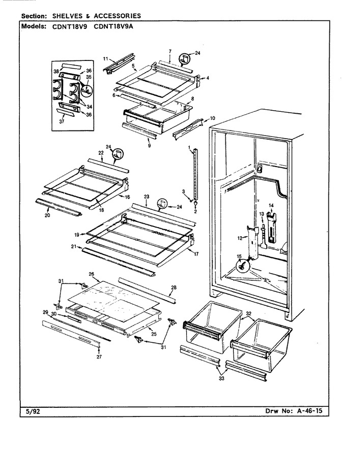 Diagram for CDNT18V9A (BOM: BC48C)