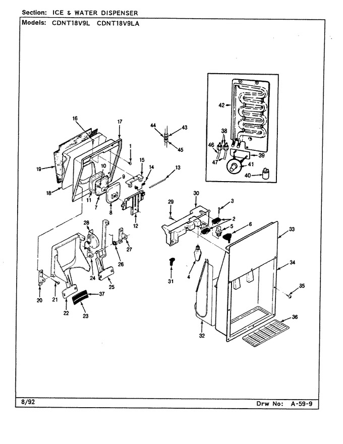 Diagram for CDNT18V9LA (BOM: CC49A)
