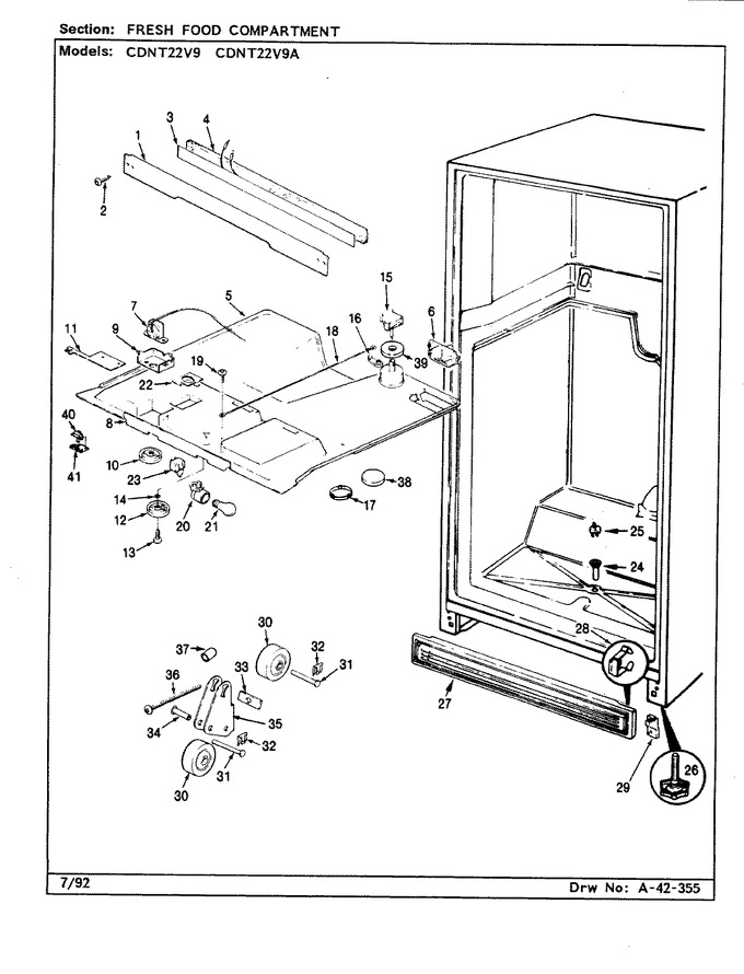 Diagram for CDNT22V9A (BOM: AC88A)