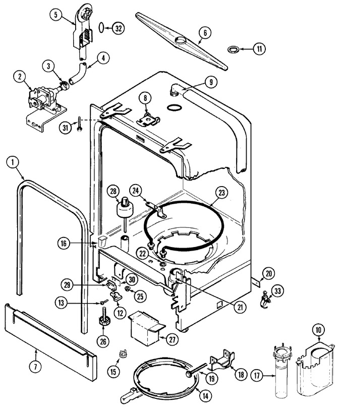 Diagram for DU2500B