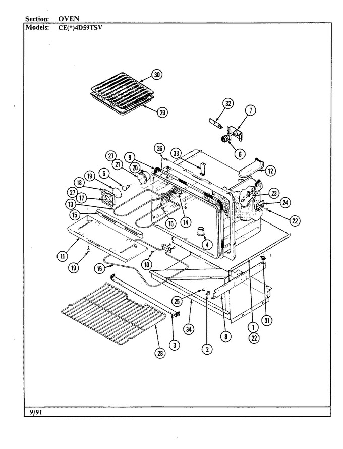 Diagram for CEW4D59TSV