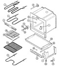 Diagram for 04 - Oven/base (cer1360agw)