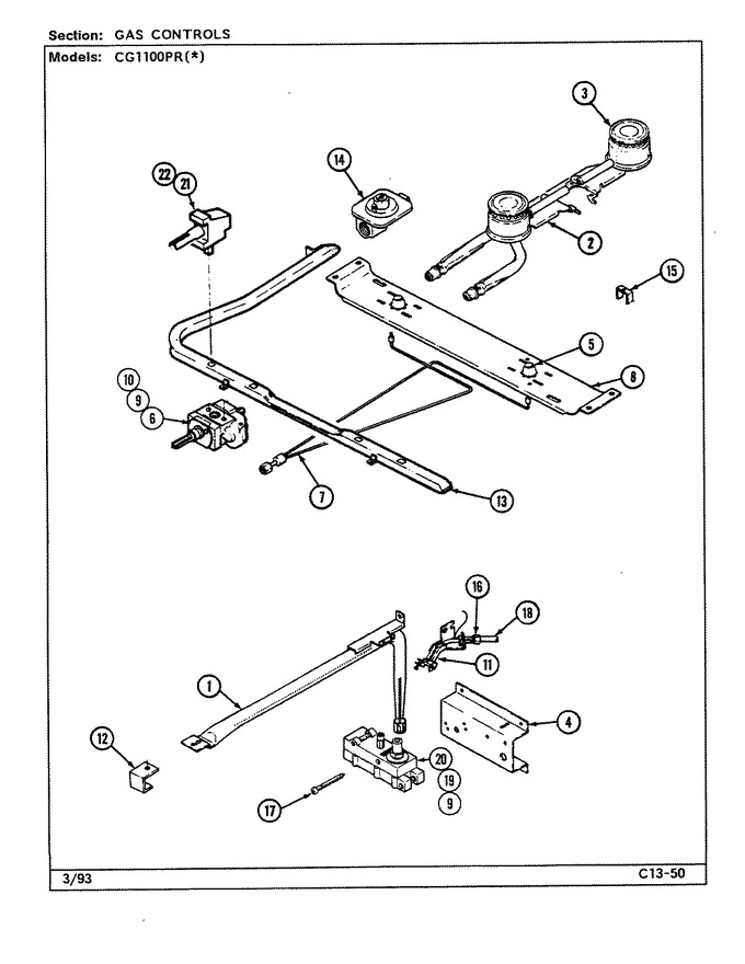 Diagram for CG1100PRW